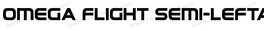 Omega Flight Semi-Leftalic Regular字体转换